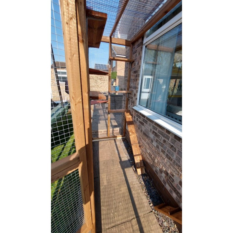 Cat run sales playpen